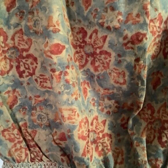 RALPH LAUREN JEANS CO. RALPH LAUREN DENIM 100% COTTON RUSTY BLUE TOP SIZE XL - Picture 5 of 10